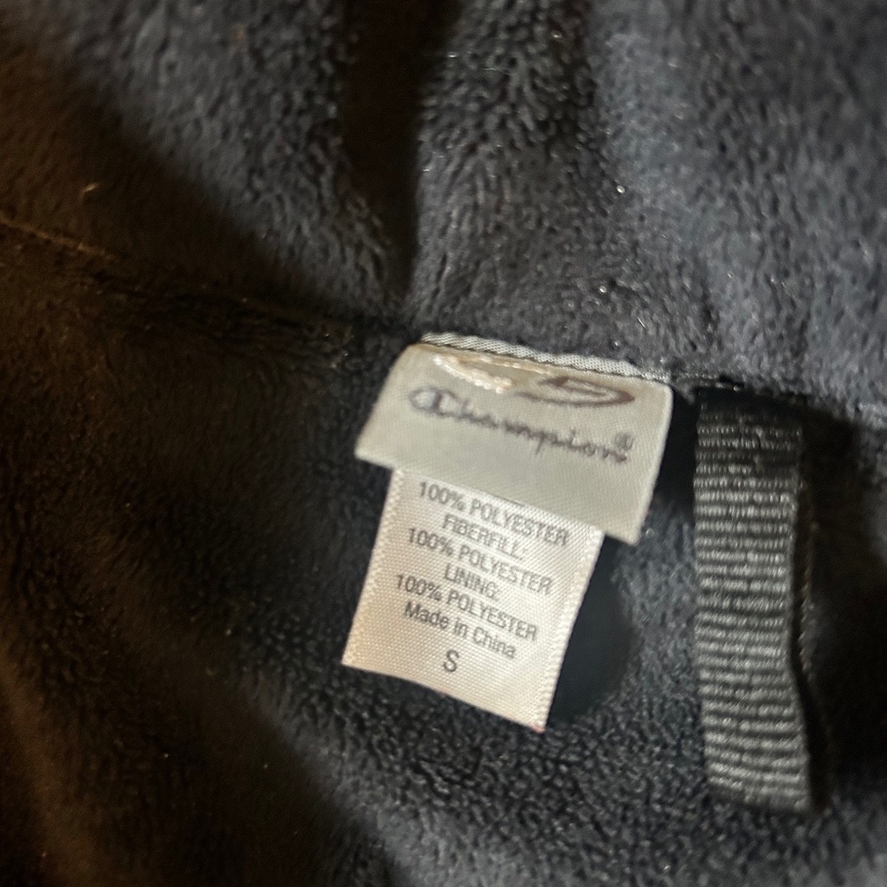 Champion Quilted Hooded Jacket - Dark Gray - Picture 5 of 6